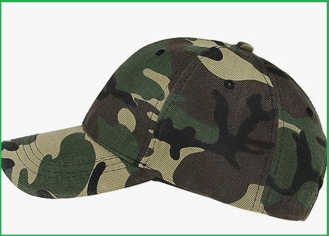 Cappellino militare uomo con visiera