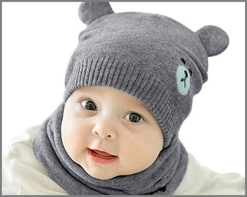 Cappello orso grigio