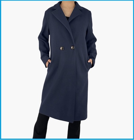 Cappotto blu donna invernali