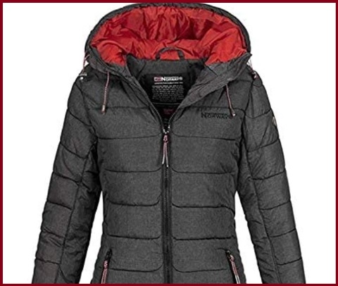 Cappotto donna lungo con pelliccia parka moderno