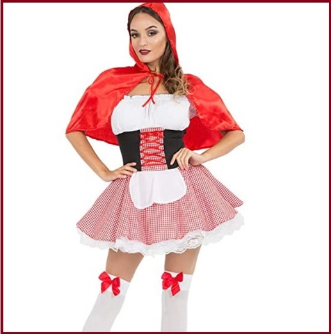 Carnevale cappuccetto rosso costume | Grandi Sconti | abiti e vestiti teatrali e costumi di carnevale