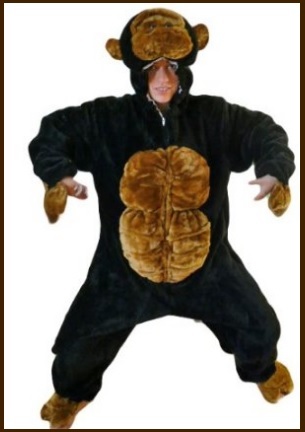 Carnevale costume gorilla