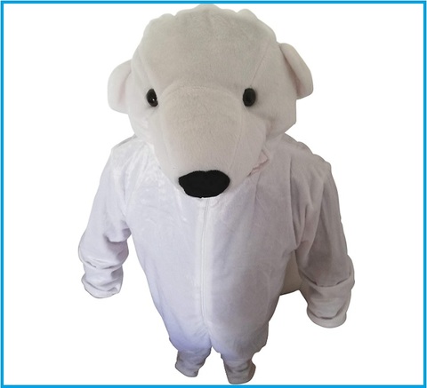 Costume da carnevale da orso bianco