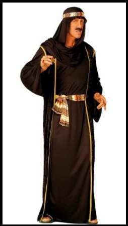 Costume di carnevale arabi