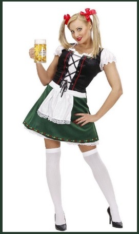 Costume da carnevale da bavarese