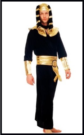 Carnevale vestito da faraone