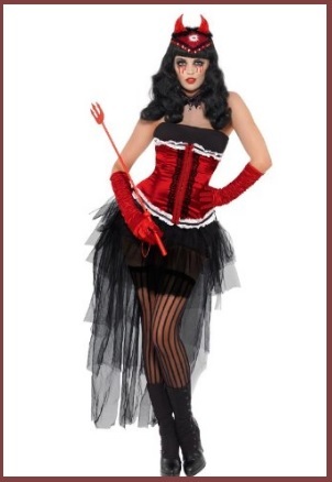 Costume da diavolessa carnevale