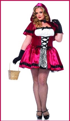 Abito carnevale da cappucetto rosso