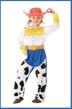 Costumi di carnevale abiti cowgirl toy story