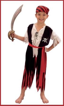 Vestiti di carnevale e costumi da pirata