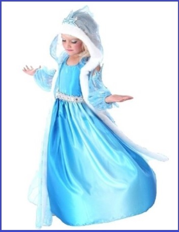 Vestiti di teatro per bimbi di frozen