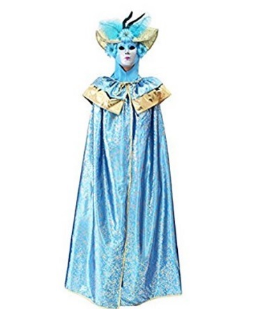 Costume Intero Turchese Veneziano Per Adulti
