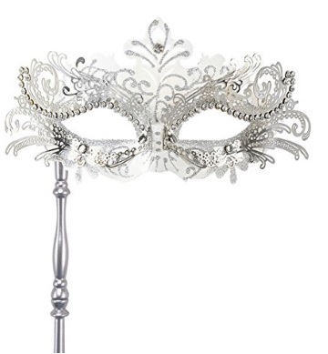 Maschera Con Bastone Tipica Veneziana