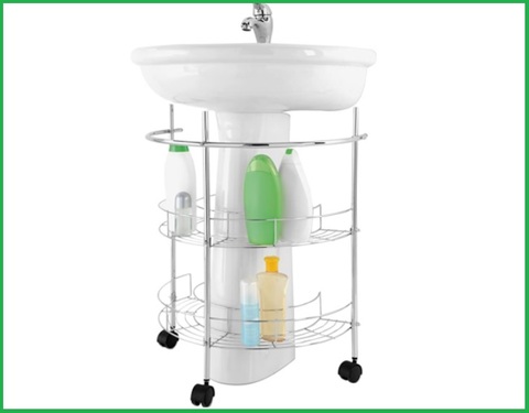 Carrello sottolavabo bagno