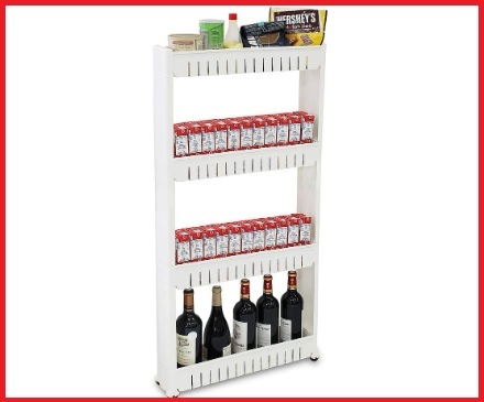 Carrello cucina salvaspazio slim plastica