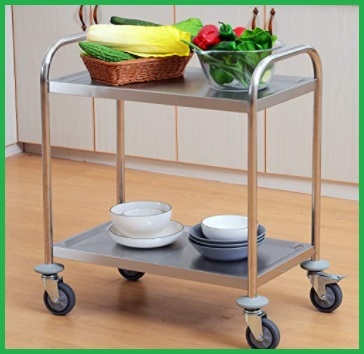 Carrello Cucina Salvaspazio Acciaio