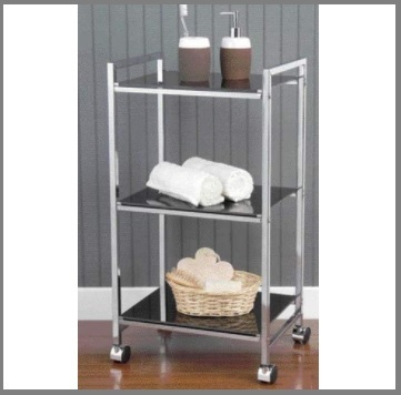 Carrello estetista nero