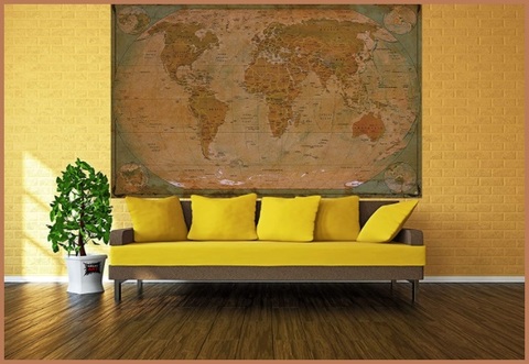 Carta geografica mondo antica
