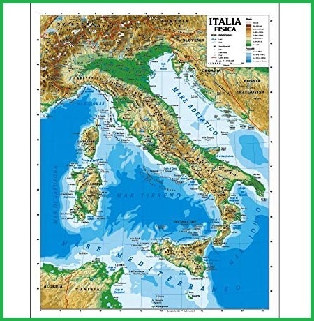 Cartina geografica italia