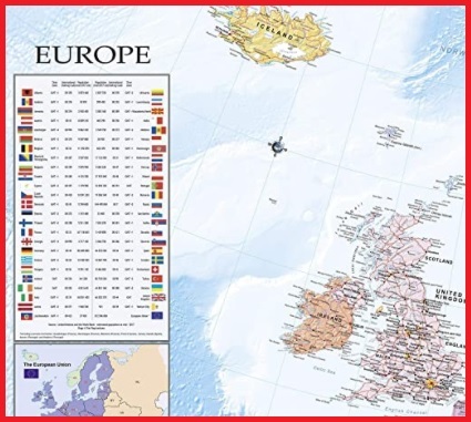 Cartina geografica europa