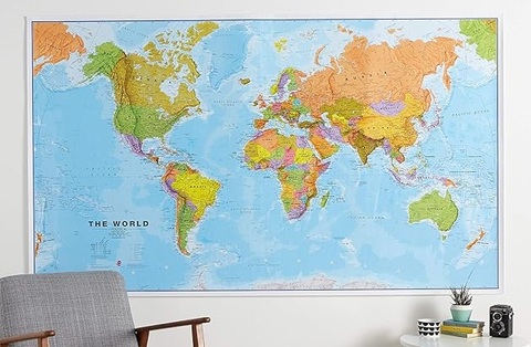 Cartina geografica mondo
