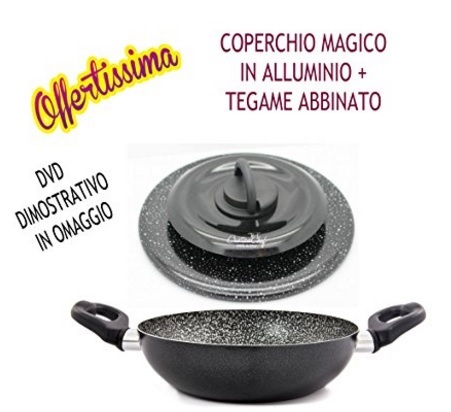 Coperchio Magico In Alluminio E Tegame