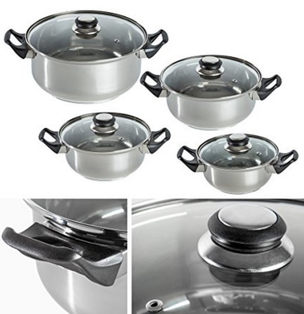 Set Pentole Batteria Completa Per Cucina