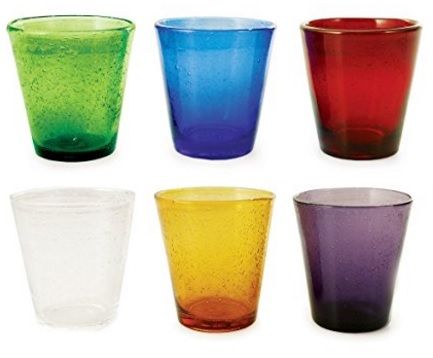 Bicchieri In Vetro Soffiato Colorati
