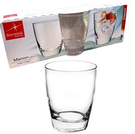 Bicchiere Trasparente Per Cocktail O Acqua 3 Pezzi