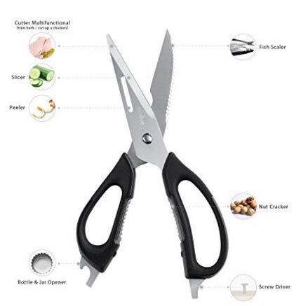 Forbici Da Cucina In Acciaio Multifunzione