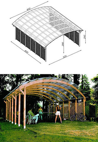 Rifacimento tetti box auto doppio | Grandi Sconti | Case prefabbricate in legno