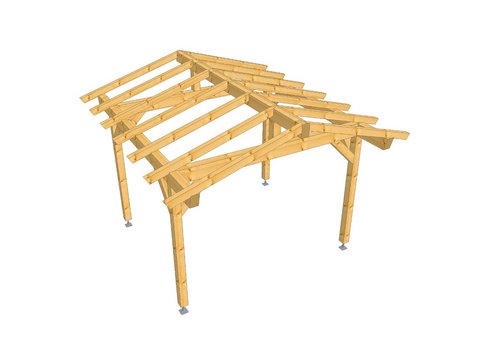 Tetto In Legno Due Falde