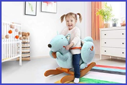 Cavallo dondolo labebe peluche