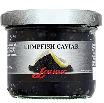 Caviale lompo nero 6 confezioni da 100 gr