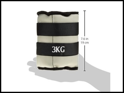 Cavigliere pesi 3 kg l'una