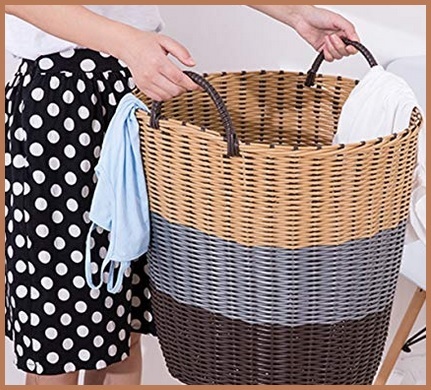 Cesta portagiochi vimini multiuso | Grandi Sconti | Cesto Contenitore Giocattoli