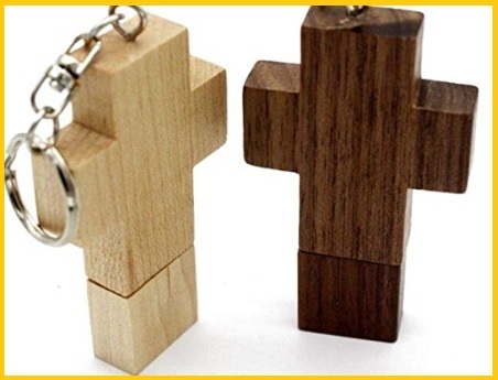 64gb croce di legno pen drive usb flash