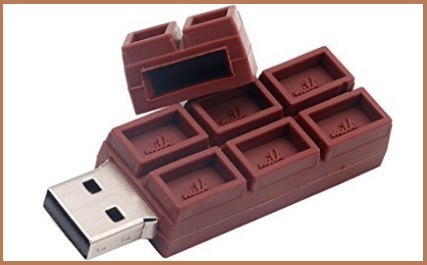 Flash Drive A Forma Di Tavoletta Cioccolato