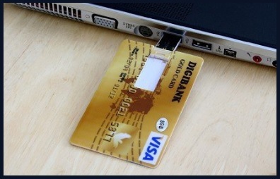 Pendrive ultrasottile a forma di carta di credito
