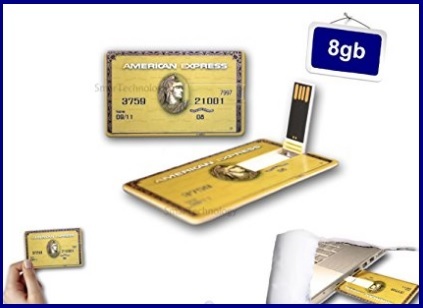 Pen drive carta di creido american express | Grandi Sconti | Chiavette Usb forme varie