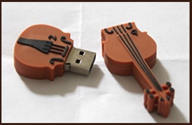 Memory stick a forma di violino