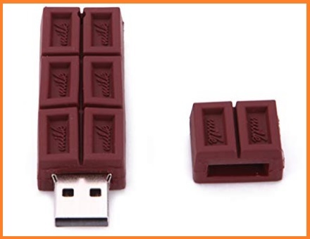 Chiavetta a forma di cioccolato usb