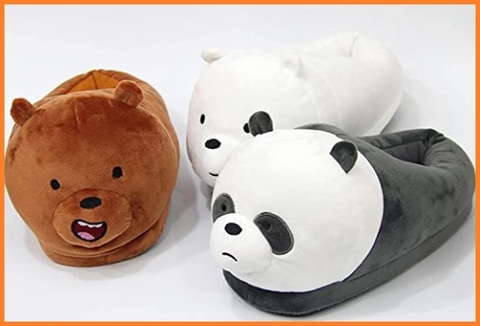 Ciabatte A Forma Di Panda Unisex