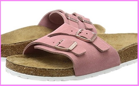 Ciabatte in pelle birkenstock donna