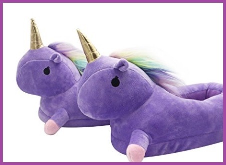Ciabatte unicorno viola | Grandi Sconti | Ciabatte per uomo donna e bambino