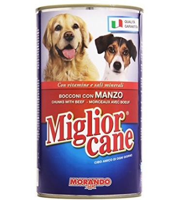 Bocconi di manzo con vitamine per cani