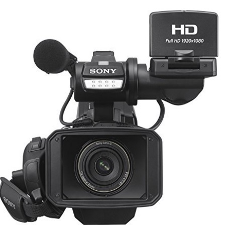 Videocamera professionale sony con obiettivo sony g