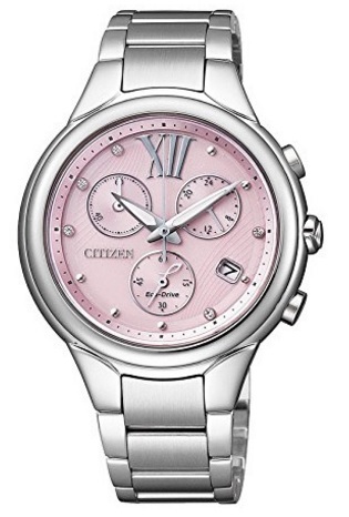 Citizen crono eco drive sfondo rosa elegante