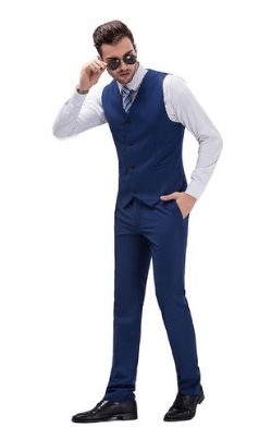 Abbigliamento elegante slim fit da uomo con blazer