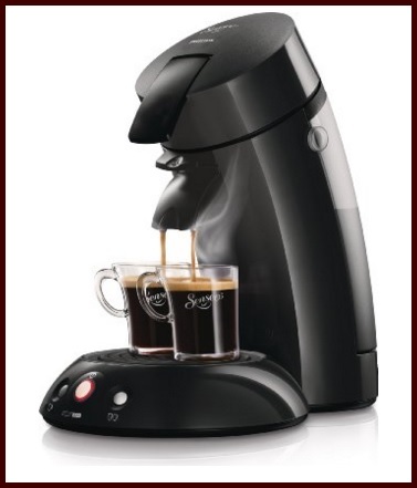 Macchina tecnologica per caffè nera philips